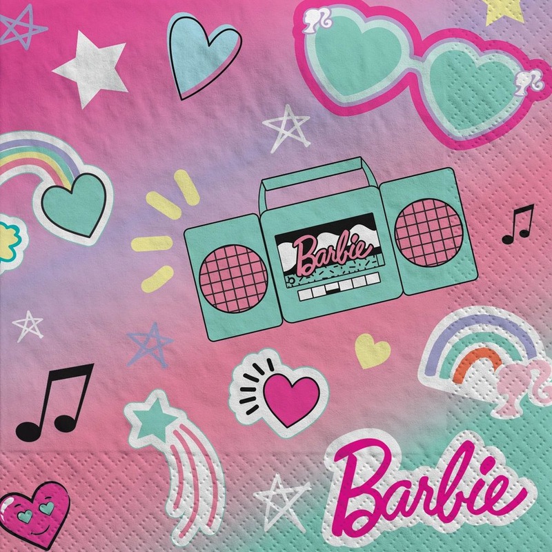 Barbie Dream Together Beverage Napkins (16ct)