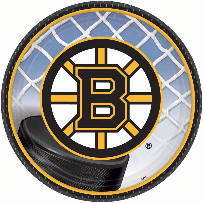 Boston Bruins Dessert Plates (8ct)