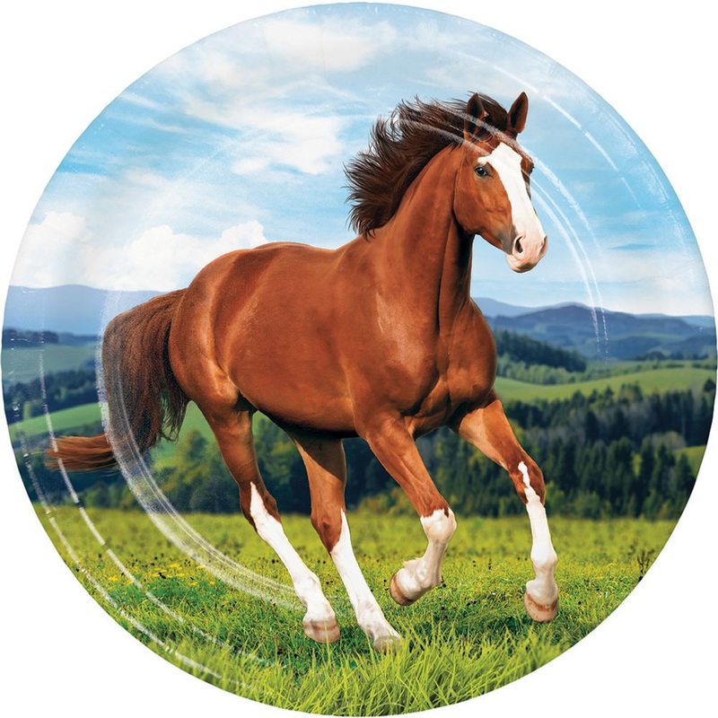 Horse and Pony Dinner Plates (8ct)