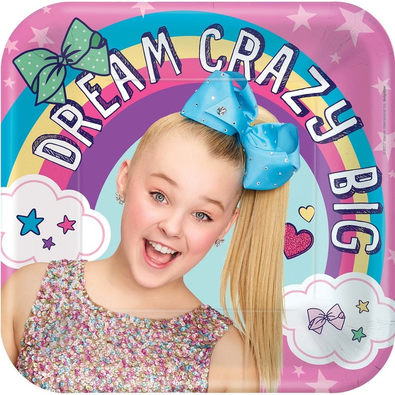 JoJo Siwa Paper Dinner Plates (8 ct)