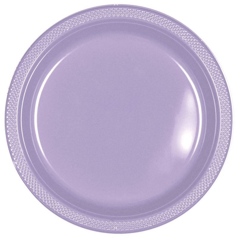 Lavender Plastic Dessert Plates (20ct)