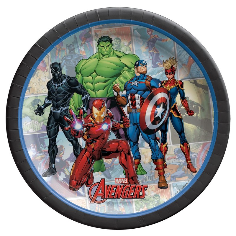 Marvel Powers Unite Dessert Plates *8ct)