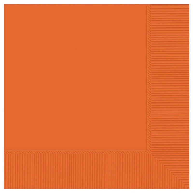 Orange Peel 3 Ply Beverage Napkin 50 ct