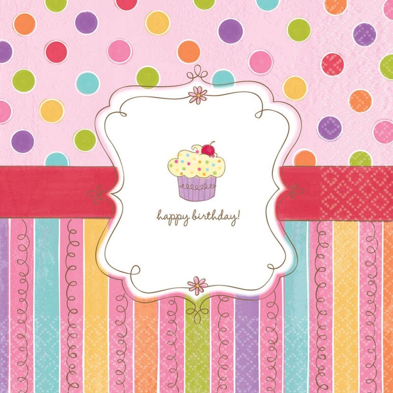 Sweet Stuff Luncheon Napkins (16ct)
