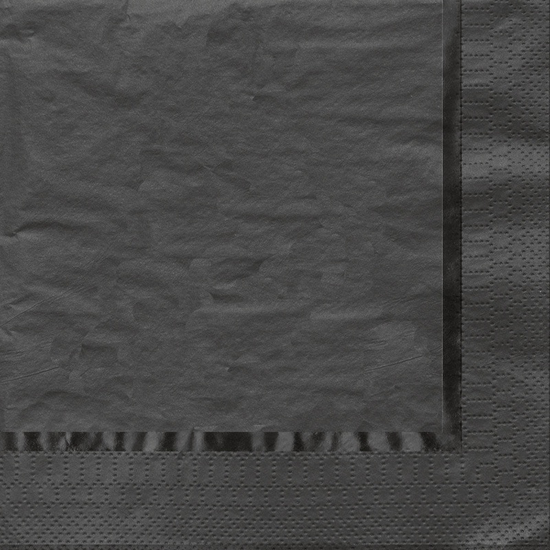 Black Glitz Luncheon Napkins (16ct)