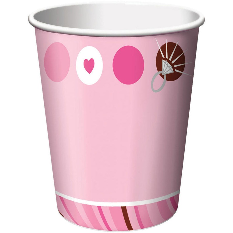 Bride 2 Be Dots 9oz Cups (8ct)