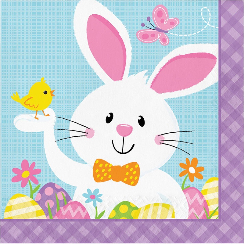 Bunny Business Luncheon Napkins (16 ct)