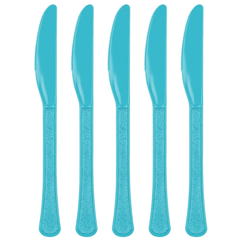 Caribbean Blue Heavy Weight Premium Knife 20 ct