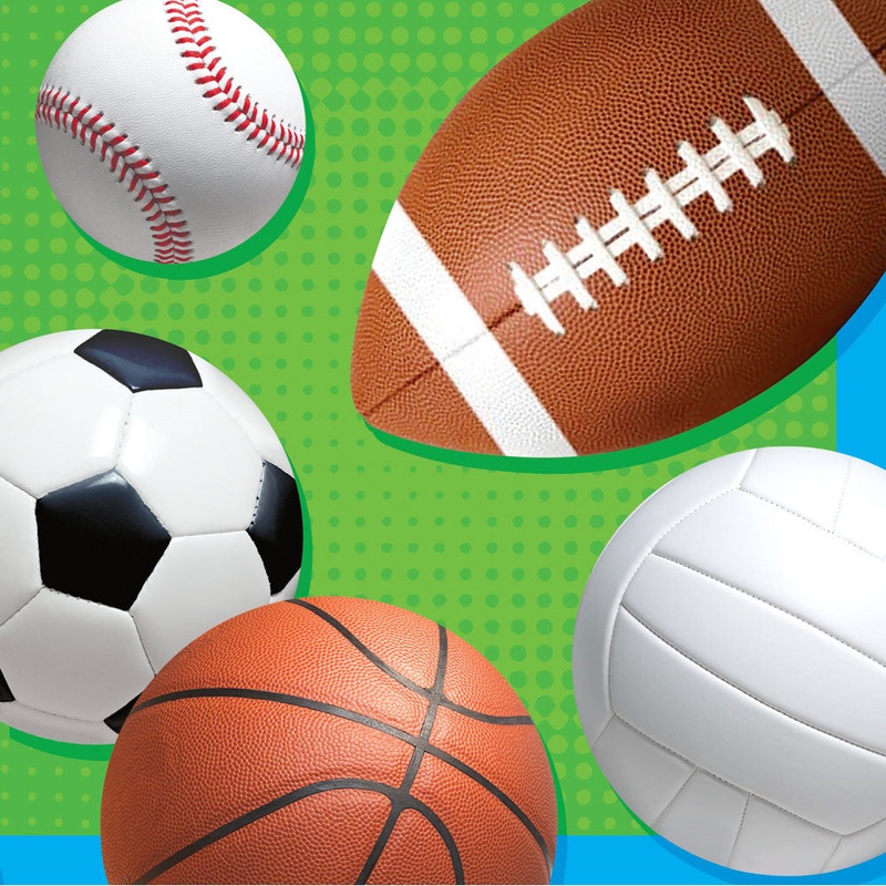 Celebrate Sports Luncheon Napkins (16ct)