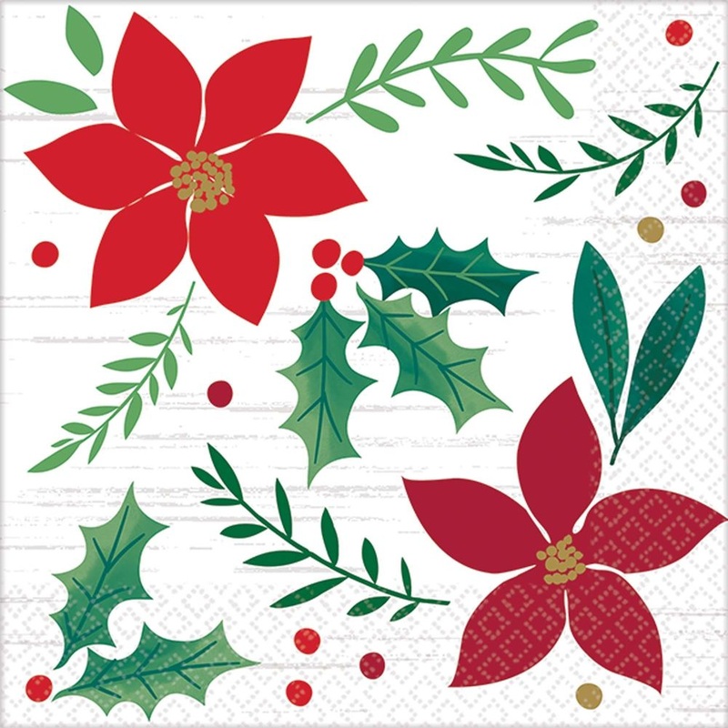 Christmas Wishes Beverage Napkins (16 ct)