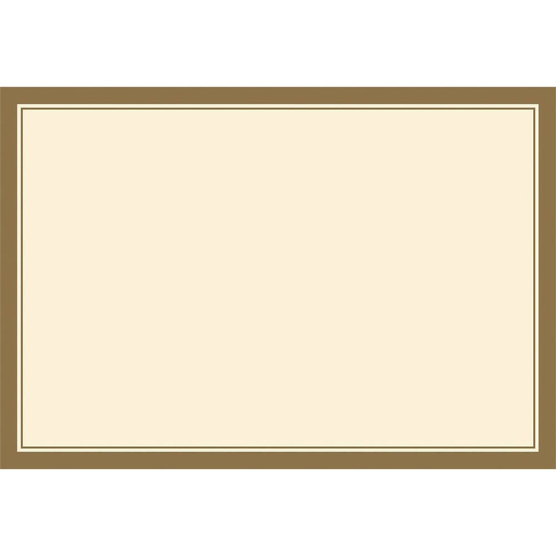 Cream w/Gold Trim Placemats (24 ct)