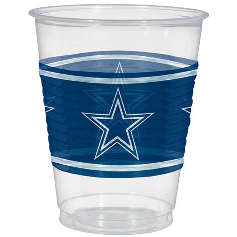 Dallas Cowboys 16oz Plastic Cups (25ct)