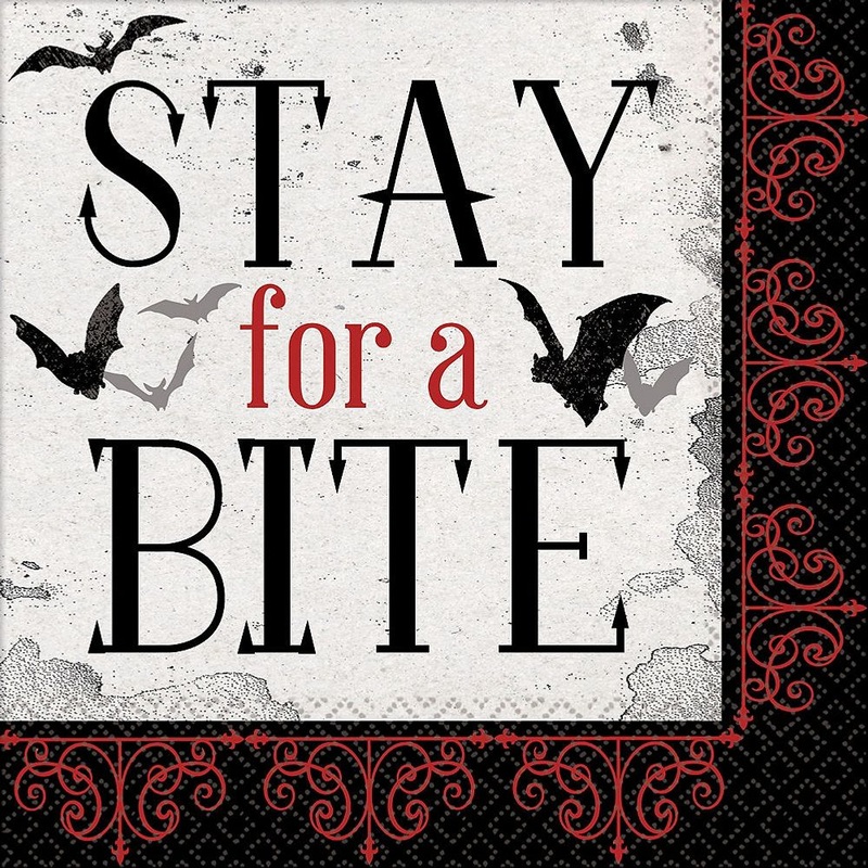 Dark Manor Beverage Napkins (16 ct)
