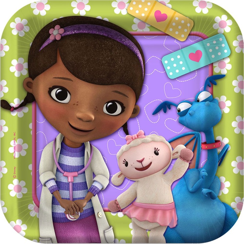 Doc McStuffins Dessert Plates