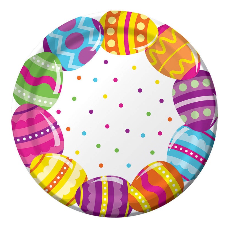 Egg Fun Easter Dinner Plates (8 ct)