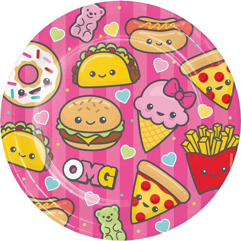 Junk Food Fun Dinner Plates (8 ct)