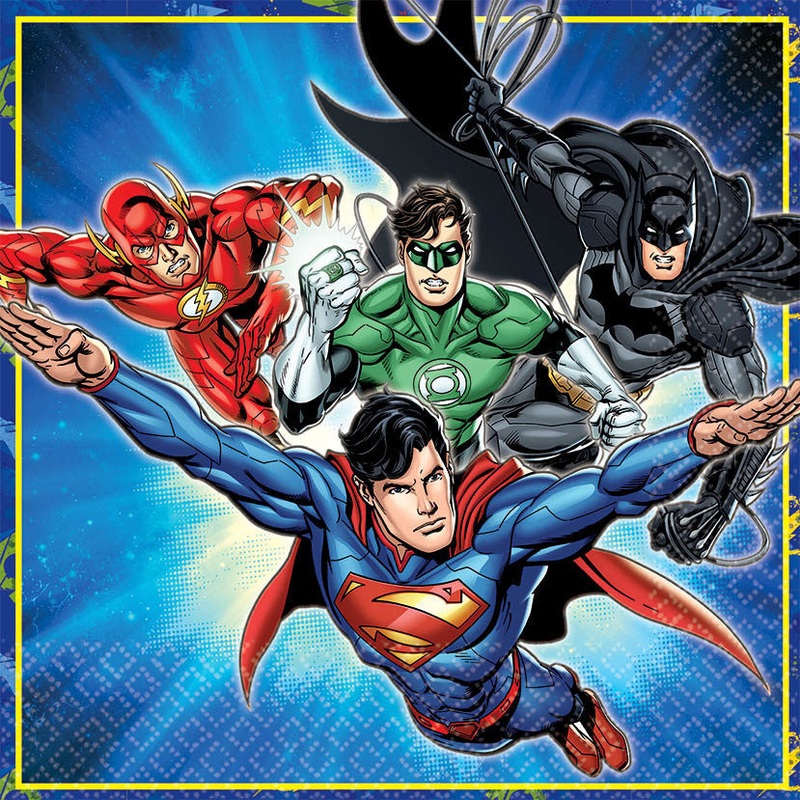 Justice League Luncheon Napkins (16 ct)
