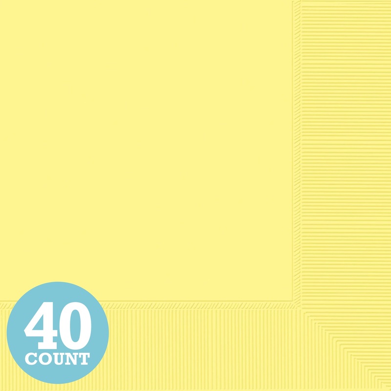 Light Yellow 2-Ply Luncheon Napkin (40ct)