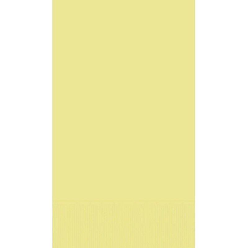 Light Yellow Big Party Pack Guest Towel 2 ply 40 ct