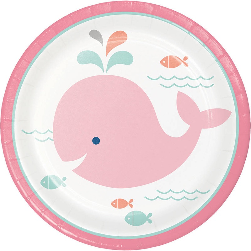 Lil' Spout Pink Dessert Plates (8ct)