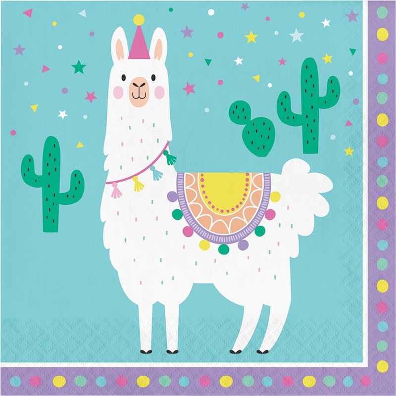 Llama Party Luncheon Napkins (16ct)