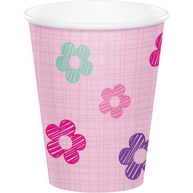 One is Fun Girl 9oz Cups (8ct)