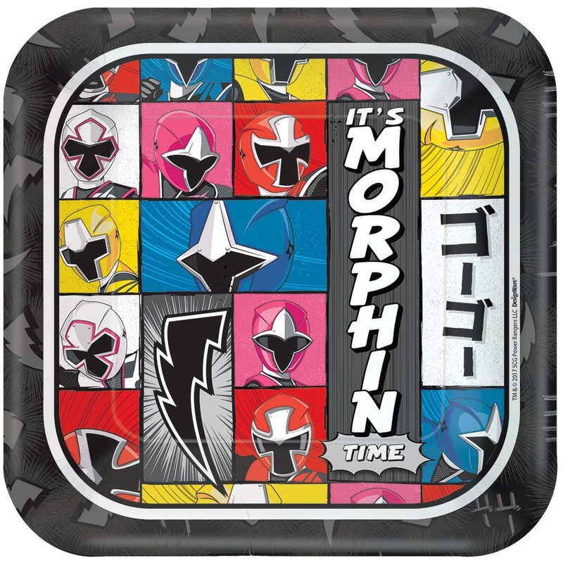 Power Rangers Ninja Steel Dessert Plates (8ct)