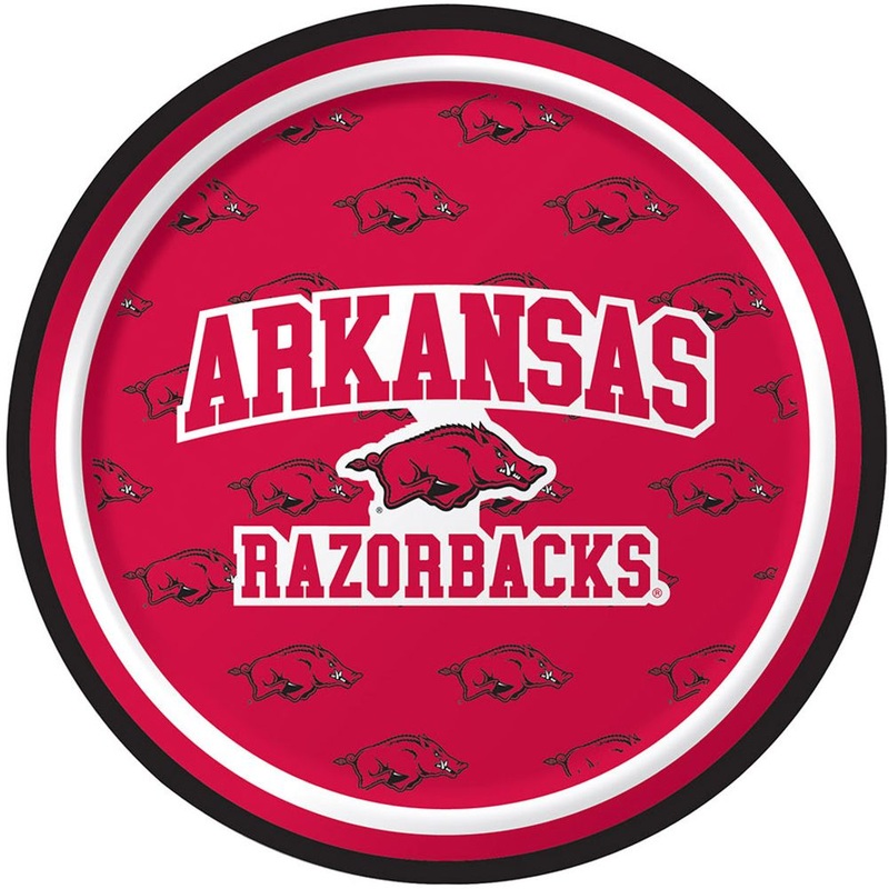 University of Arkansas Dessert Plates (8ct)