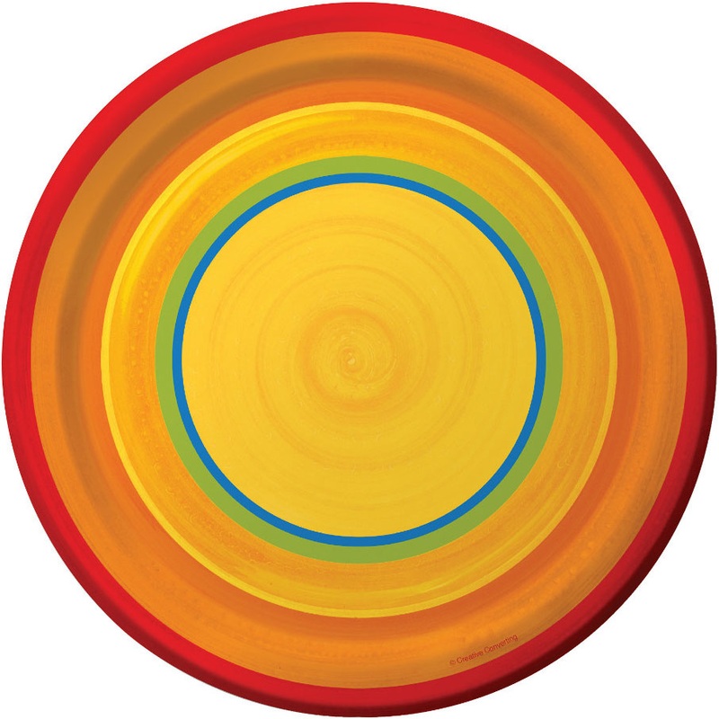 Ablaze Dinner Plates (8ct)