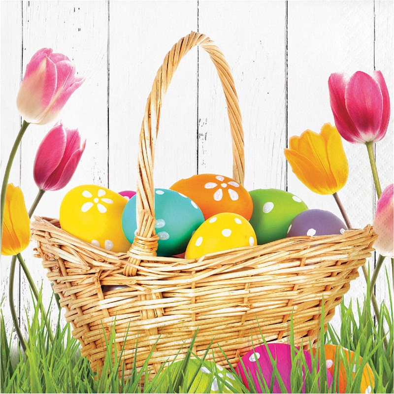 Basket bounty Luncheon Napkins (16 ct)
