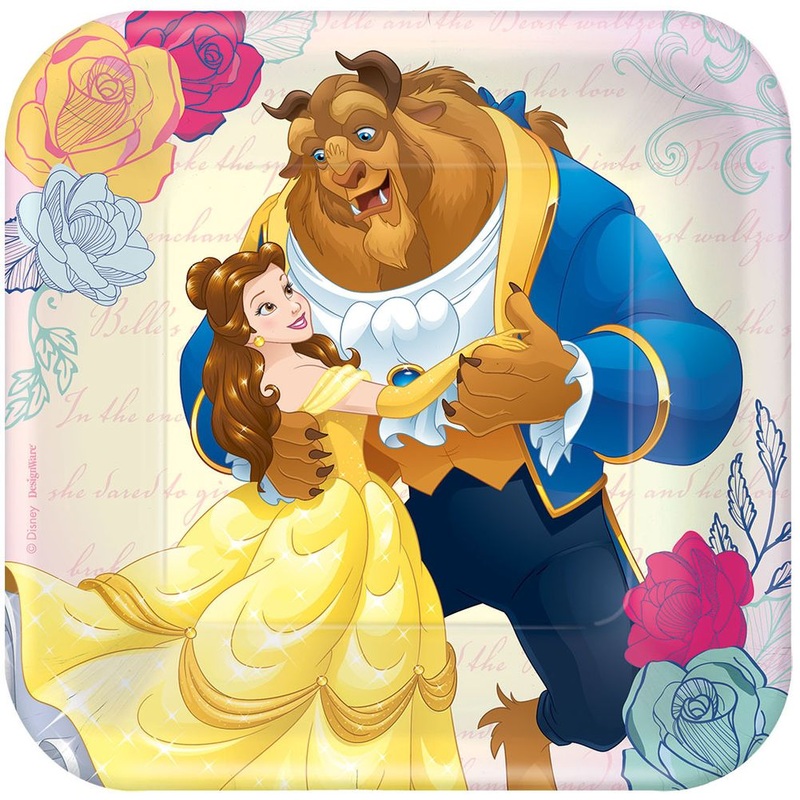 Beauty and the Beast Dessert Plates (8 ct)