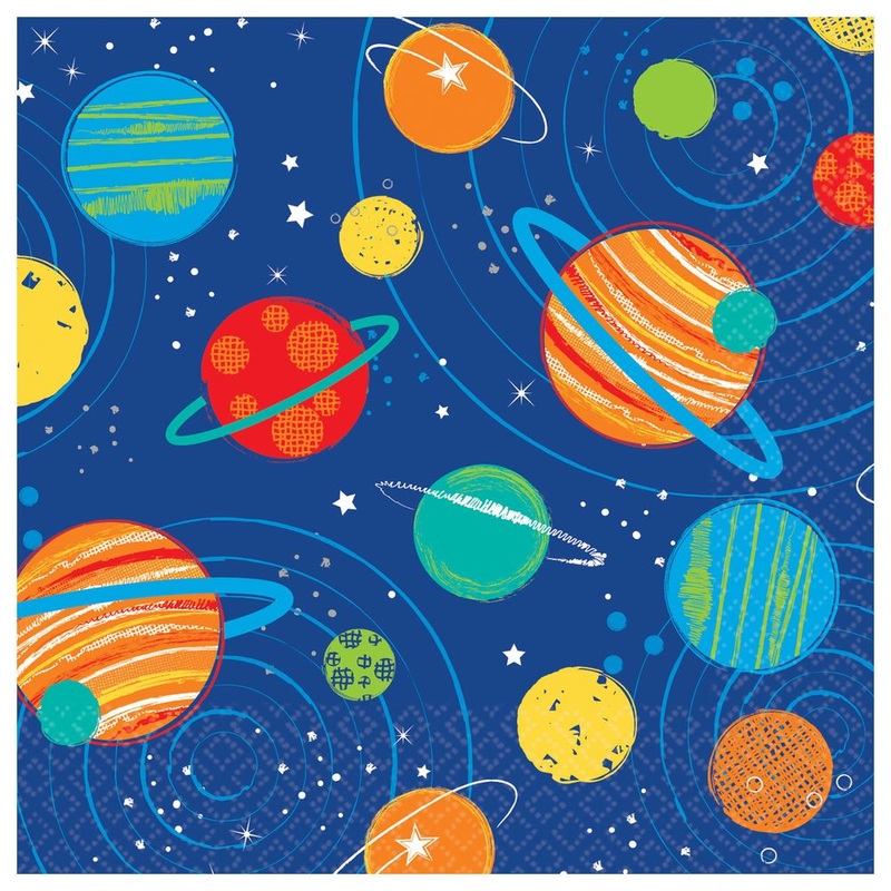 Blast Off Beverage Napkins, 16 ct
