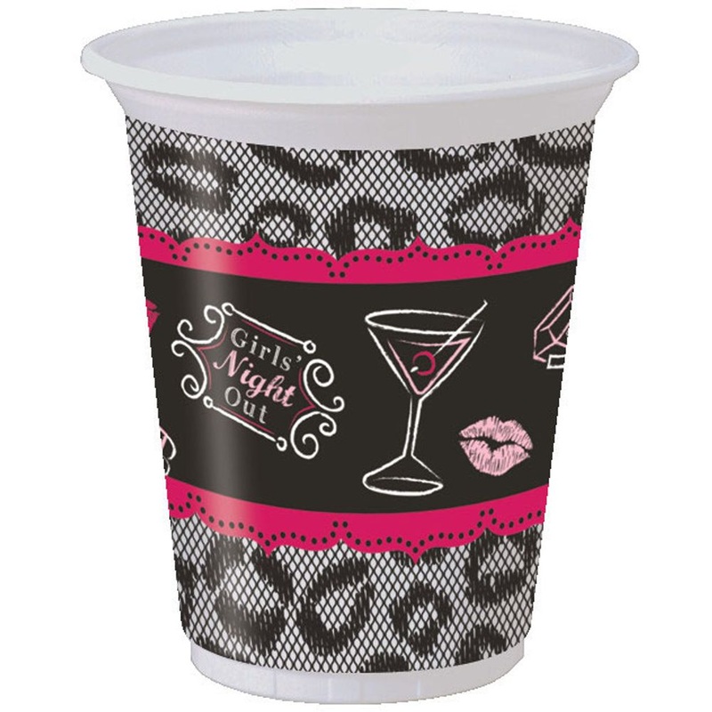Bridal Bash Plastic Cups, 16 Oz (8ct)