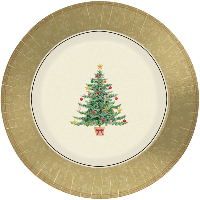 Classic Victorian Tree Dessert Plates (8ct)
