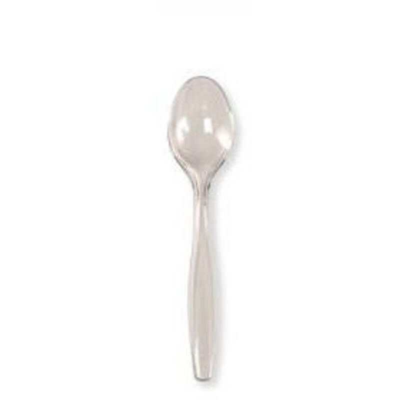 Clear Plastic Spoon 20 ct