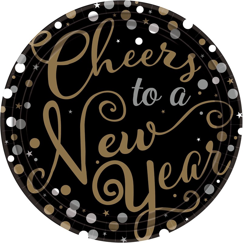 Confetti Celebration Banquet Plates (18ct)
