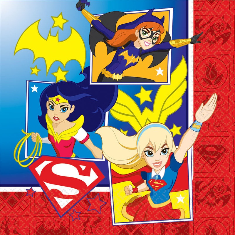 DC Super Hero Girls Luncheon Napkins (16ct)