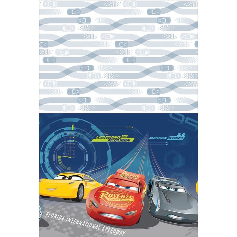 Disney Cars 3 Plastic Table Cover (1ct)