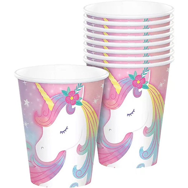 Enchanted Unicorn 9oz Paper Cups (8ct)
