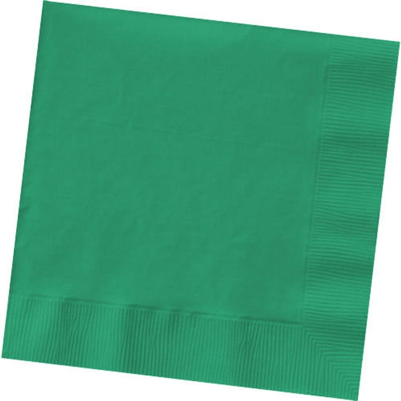Festive Green Dinner Napkin 2 Ply