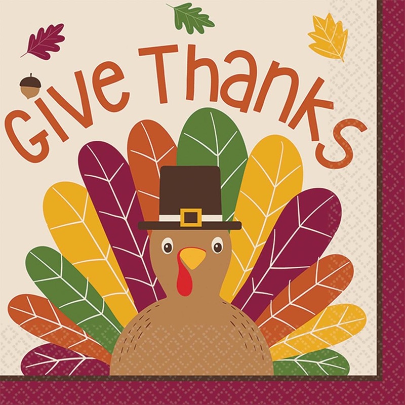 Gobble Gobble Beverage Napkins (36 ct)