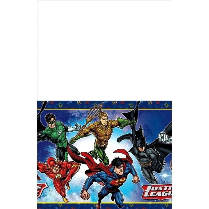 Justice League Rectangle Plastic Tablecover