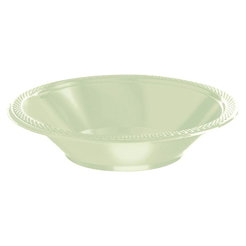 Leaf Green 12 oz Plastic Bowl 20 ct