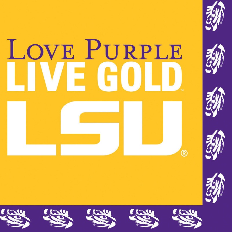LSU Luncheon Napkins (20ct)