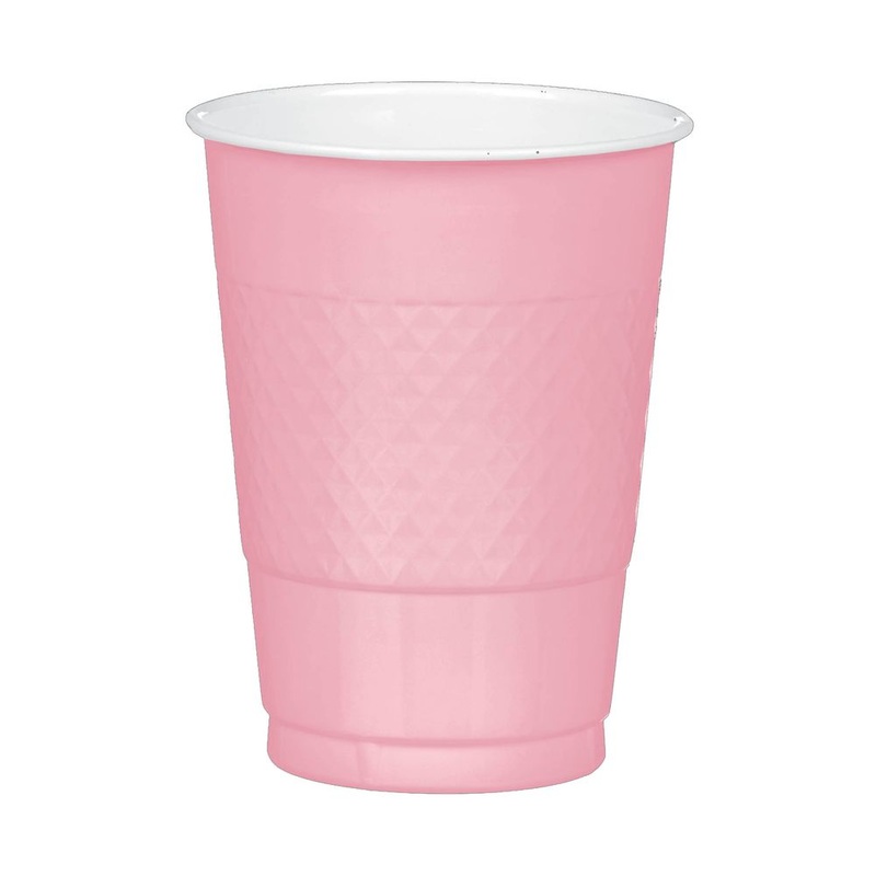 New Pink 16 oz Plastic Cups (20ct)