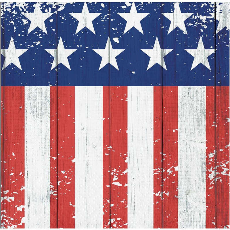 Patriots Glory Beverage Napkins (16 ct)