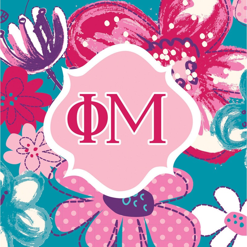 Phi Mu Beverage Napkins (50ct)