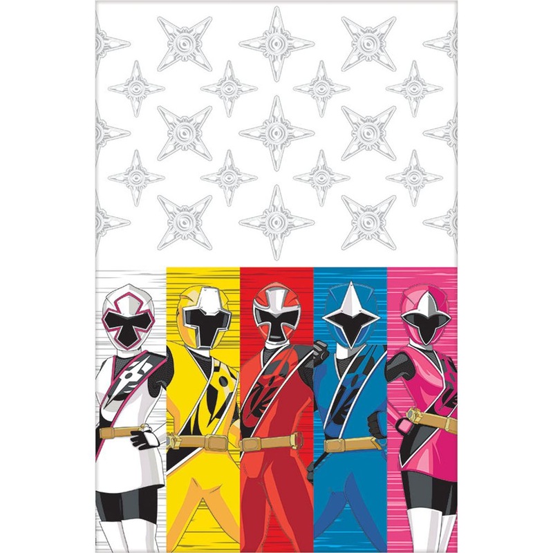 Power Rangers Ninja Steel Plastic Table Cover  (1ct)