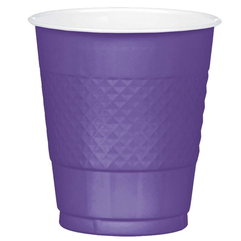 Purple 12 oz Plastic Cup 20 ct