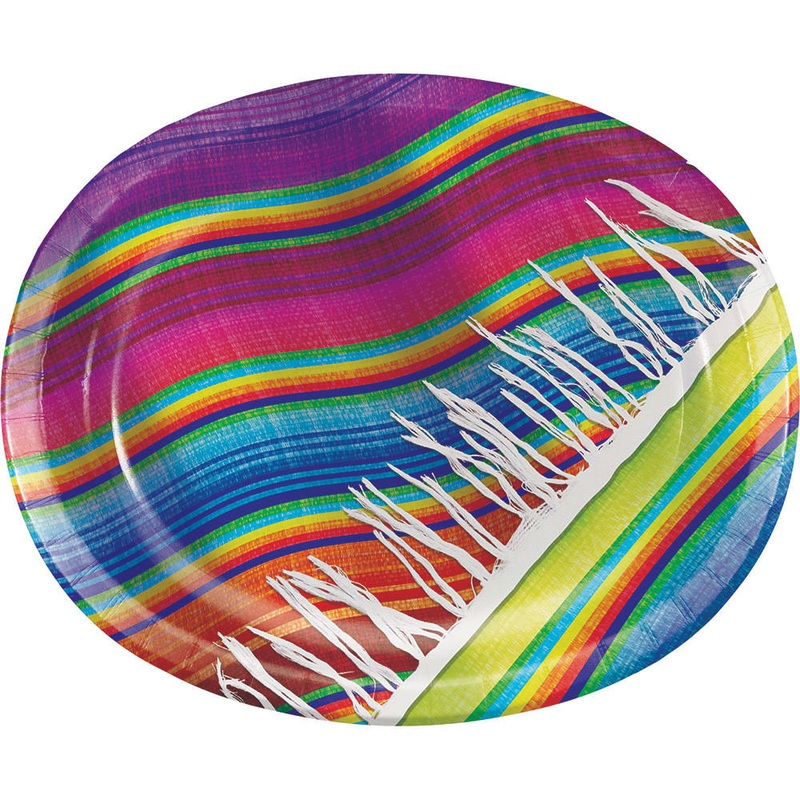 Serape Oval Platters (8ct)